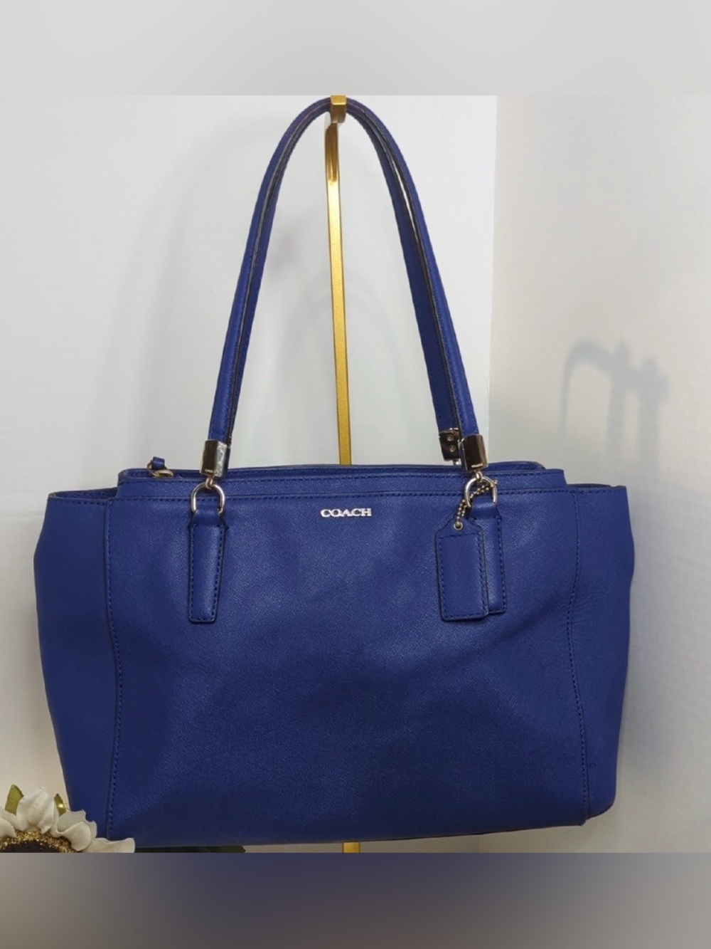 Coach
Madison Christie Carryall Sapphire Saffiano Leather